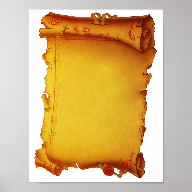 Pôster Papel antigo (Frente)