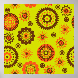 Poster papel colorido de cor d'água, abstrato, de arte