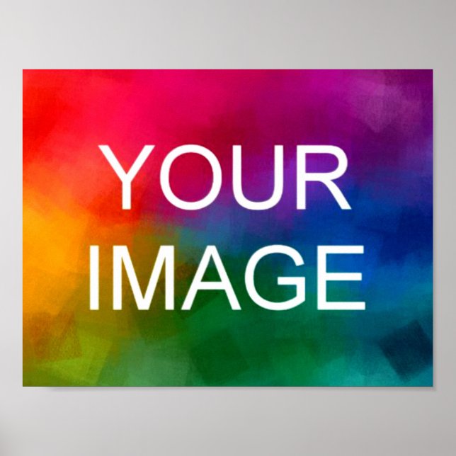 Poster Papel de Luxo Pesado Crie Sua Própria Foto (Frente)