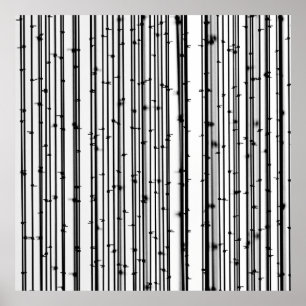 Poster Papel de parede Bamboo