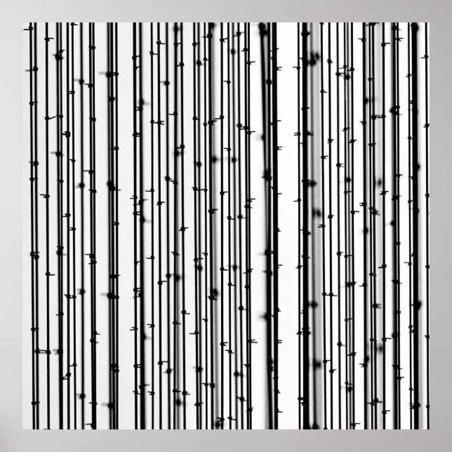 Poster Papel de parede Bamboo (Frente)