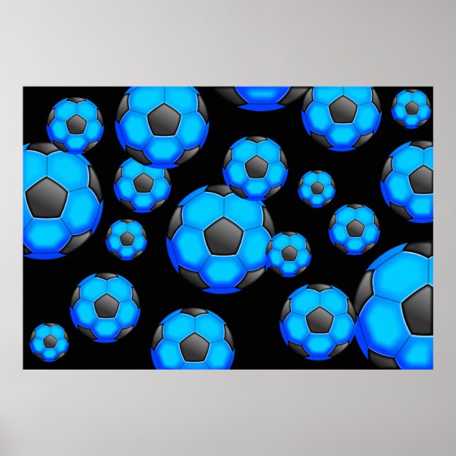 Poster Papel de parede de futebol (Frente)