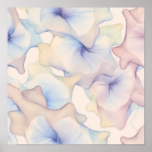 Papel de Parede de Renda Pastel em Aquarela Seamle