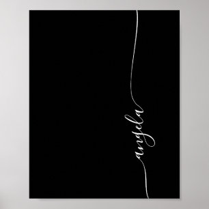 Poster Papel de Parede de Telefone com Assinatura Glam El