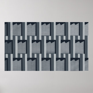 Poster Papel de parede digital cinza