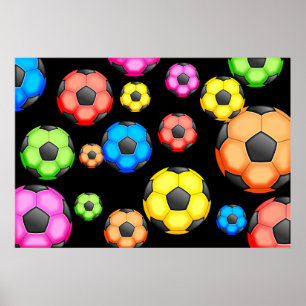 Pôster Papel de parede do futebol