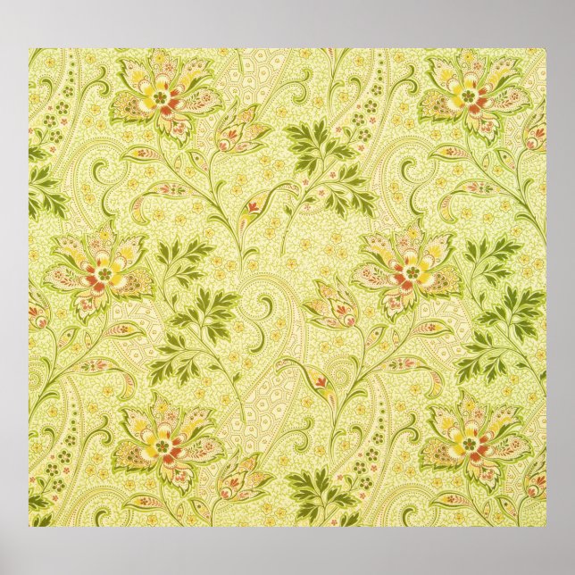 Poster Papel de parede flexível clássico: antiga legância (Frente)