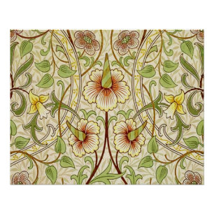 Pôster Papel de Parede Flor Clássica Narciso William Morr