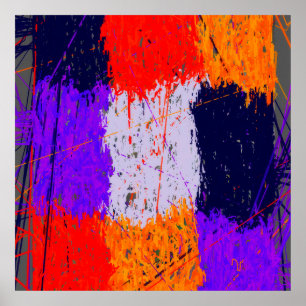Poster Papel de Parede Geométrico Abstrato