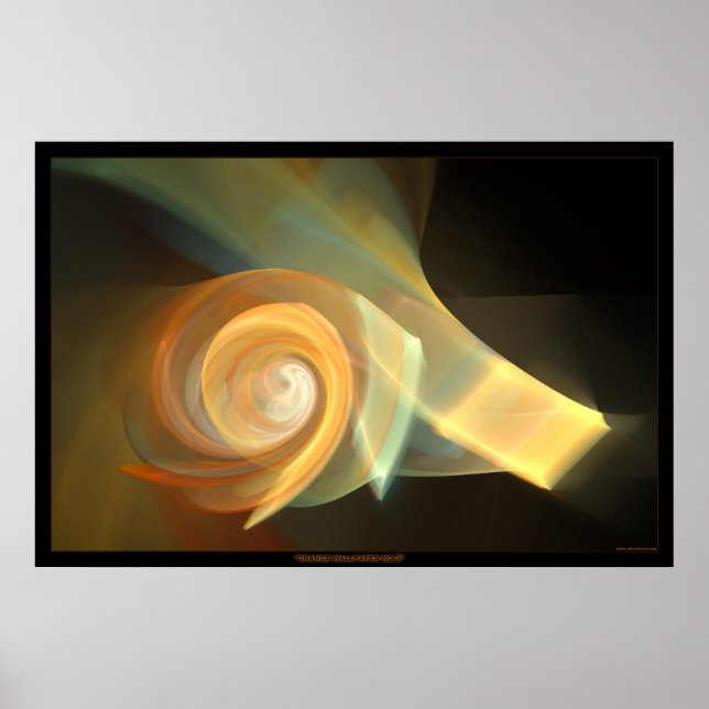 Poster papel de parede laranja n.o 3 (Frente)