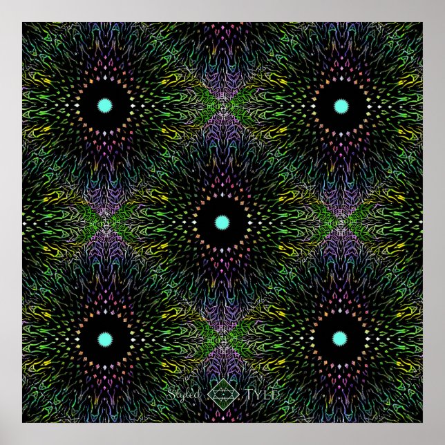 Poster Papel de Parede Trippy (Frente)