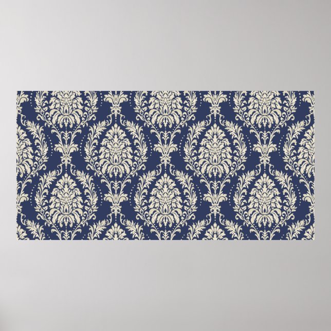 Poster Papel de parede úmido. Patch de colheita sem costu (Frente)