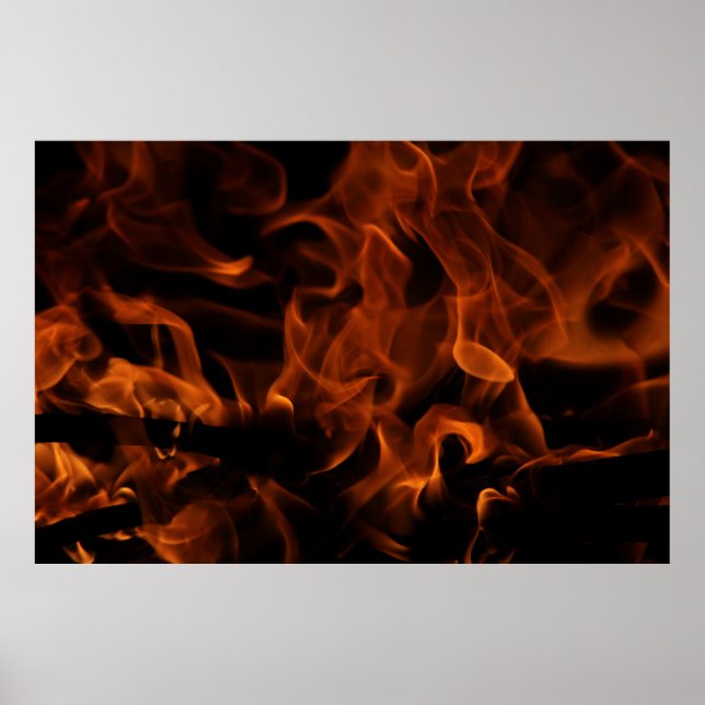 Poster Papel de parede vermelho (Frente)