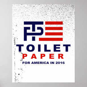 Pôster Papel higiénico para América 2016 -