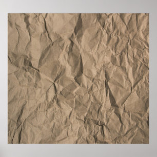 Poster Papel robusto: textura do reciclado