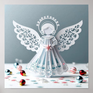 Poster Papelão Artesanatos de Natal