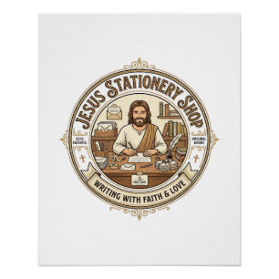 Pôster Papelaria Jesus Papelaria Jesus Cristo
