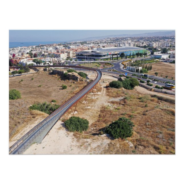 Pôster Paphos walkway e Kings Avenue Mall (Frente)