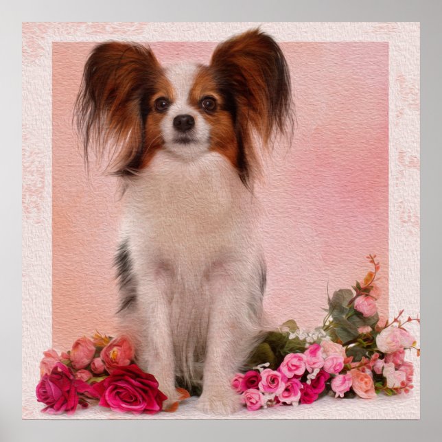 Poster Papillon -Continental Toy Spaniel (Frente)