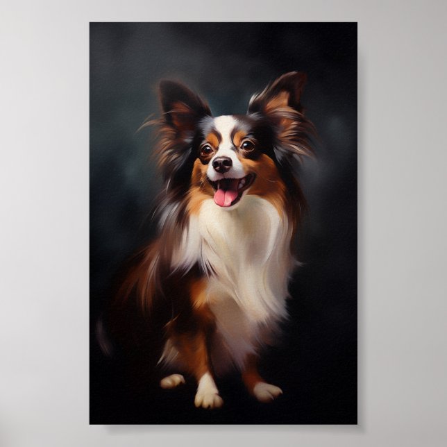 Poster Papillon dog (Frente)