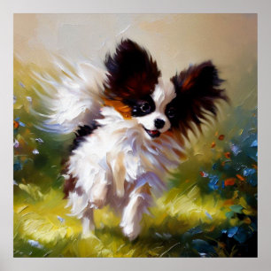Poster Papillon Dog