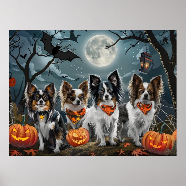Poster Papillon Halloween Spooky (Frente)