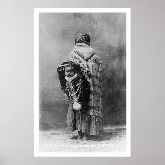 Poster Papoose & Yakama Squaw 1910 (Frente)