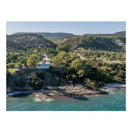 Pôster Papos, Chipre, praias escondidas de Afrodite