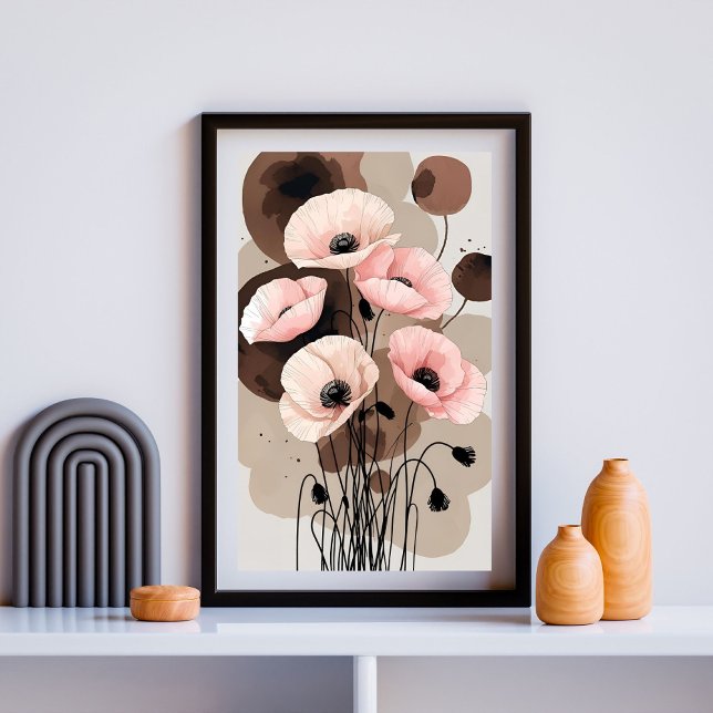 Poster Papoula em Flor Terrestre (Criador carregado)