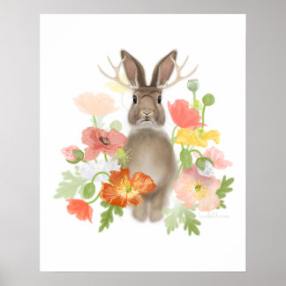 Poster Papoulas de Jackolope