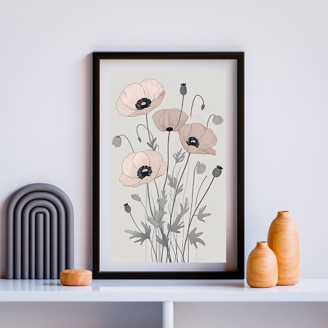 Poster Papoulas Sussurrantes IV – Botânica de Flores Silv (Criador carregado)