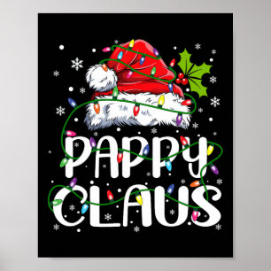 Poster Pappy Claus Christmas Santa Hat Matando Família Xm