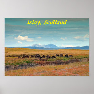 Poster Paps de Jura, de Islay, Escócia