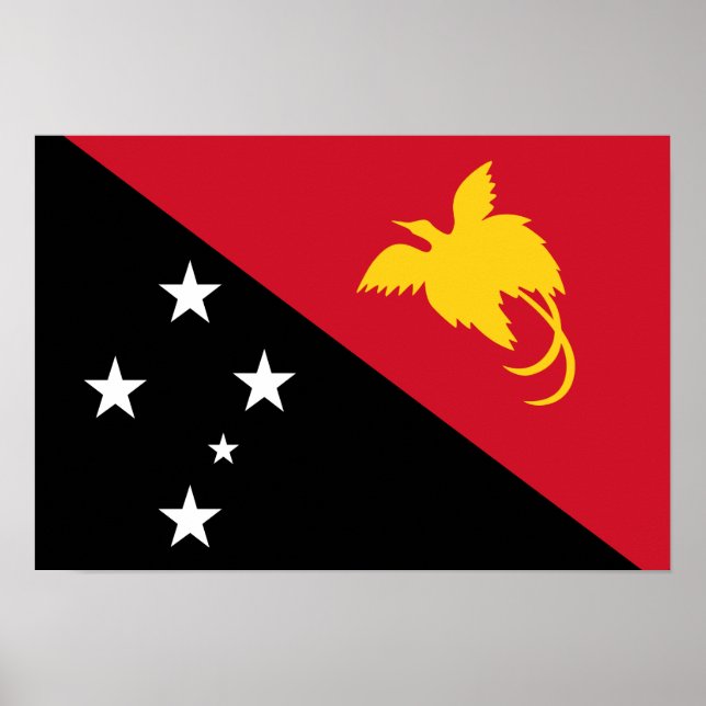 Pôster Papua Nova Guiné (Frente)