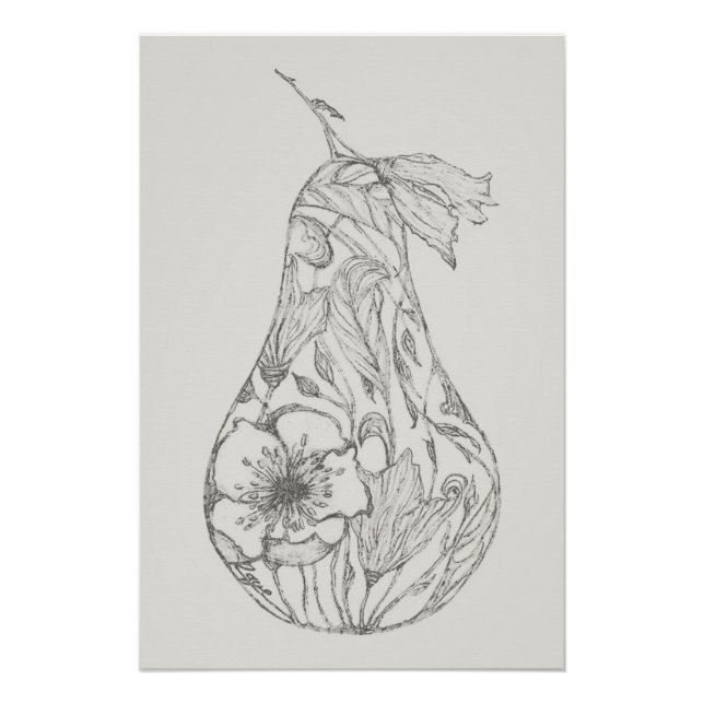 Pôster Papyrus Rose by Raye Semone (Frente)