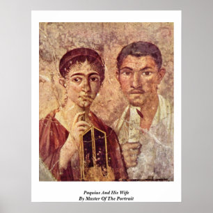 Pôster Paquius e sua esposa pelo mestre do retrato