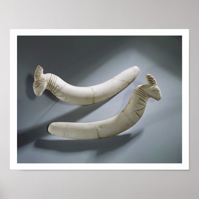 Pôster Par de castanhetas, Período de Thinite (hipopótamo (Frente)