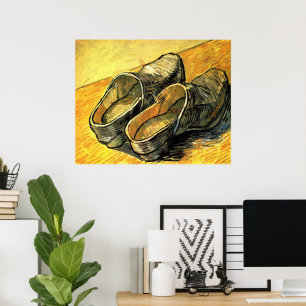 Poster Par de Couro Clogs de Vincent van Gogh