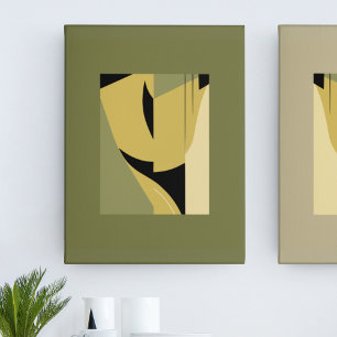 Poster Par de Formas Abstrato modernas em tons sujos II