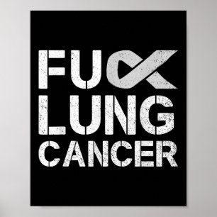 Poster Para a Guerra da Fita de Suporte ao Cancer Pulmona