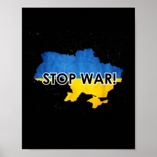 Poster Pára A Guerra Na Ucrânia - Apoiem Ucranianos _ Sem