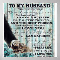 Para a minha letra de marido | Bonito Presente Par