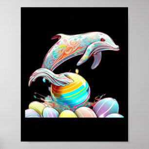 Poster Para a Páscoa Dolphin Páscoa