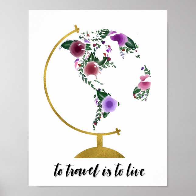 Pôster Para a viagem é viver (Frente)