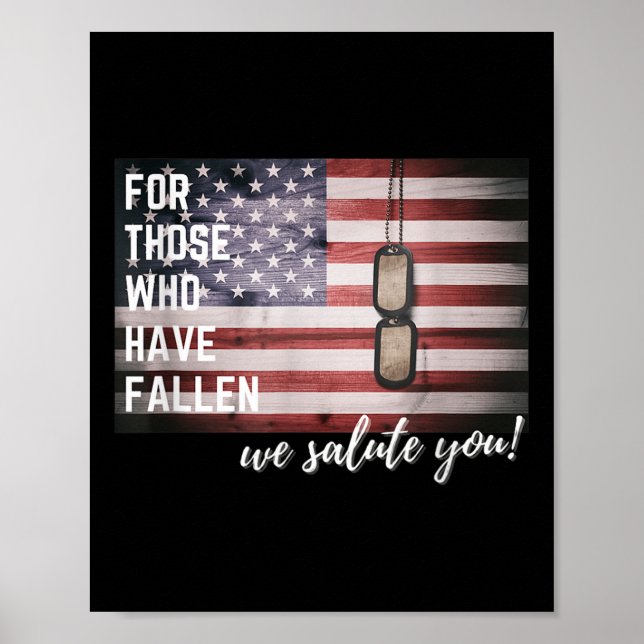 Poster Para Aqueles Que Desapareceram - Dia Do Memorial P (Frente)