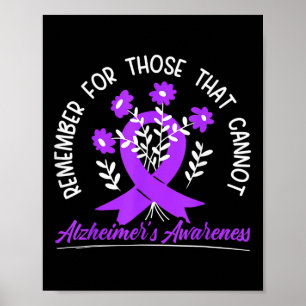 Poster Para Aqueles Que Não Podem Flagar Fita Alzheimerhe
