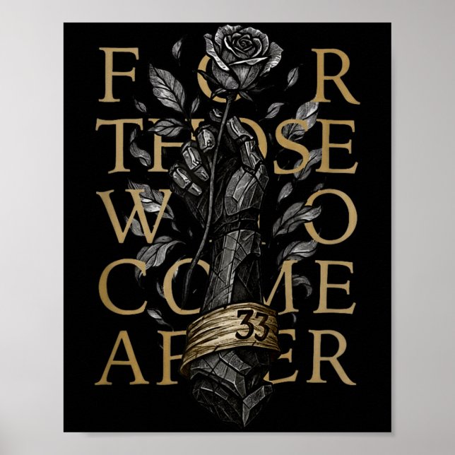 Poster Para Aqueles Que Virão Depois (Frente)