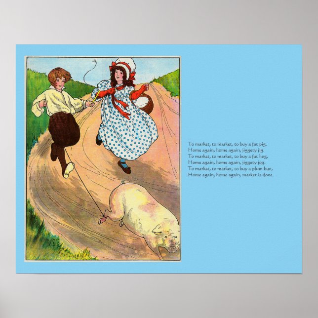 Poster Para comercializar em Comprar porco gordo (Frente)