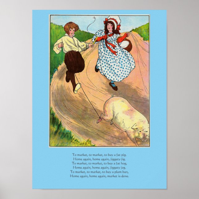 Poster Para comercializar em Comprar porco gordo (Frente)