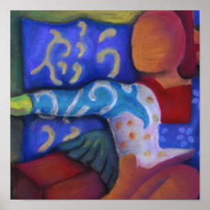 Poster Para dentro e para fora - passagem Azure e